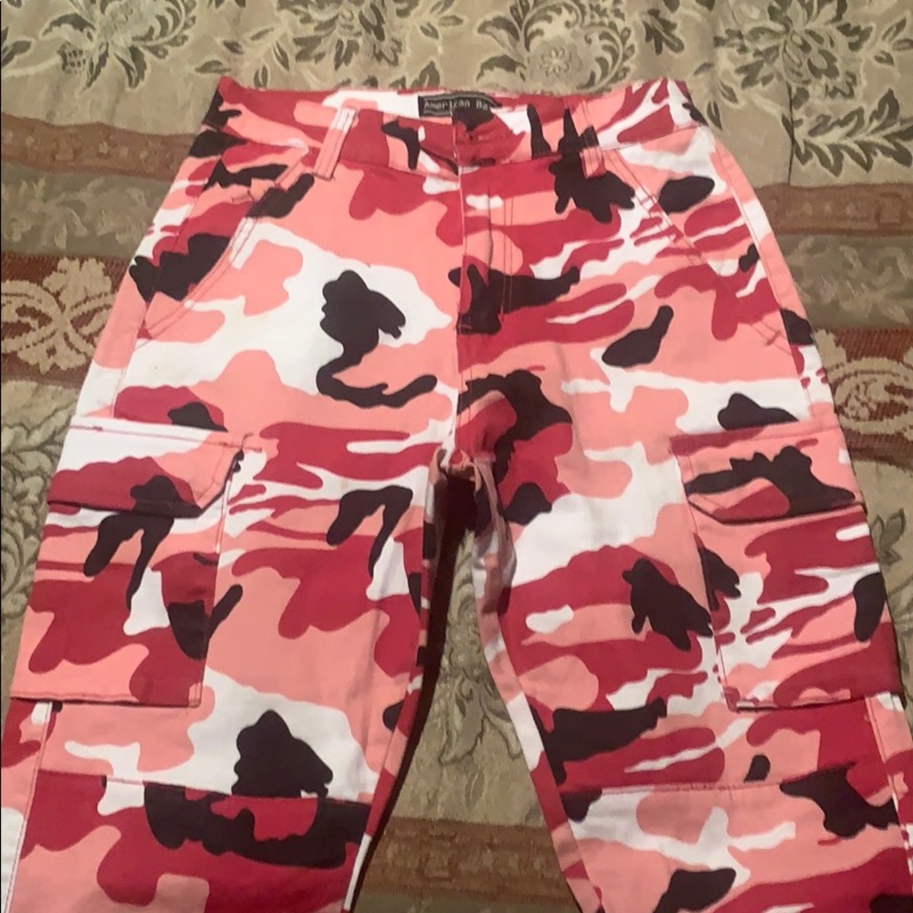 American bassi cargo pants. Trendy. WORN TWICE